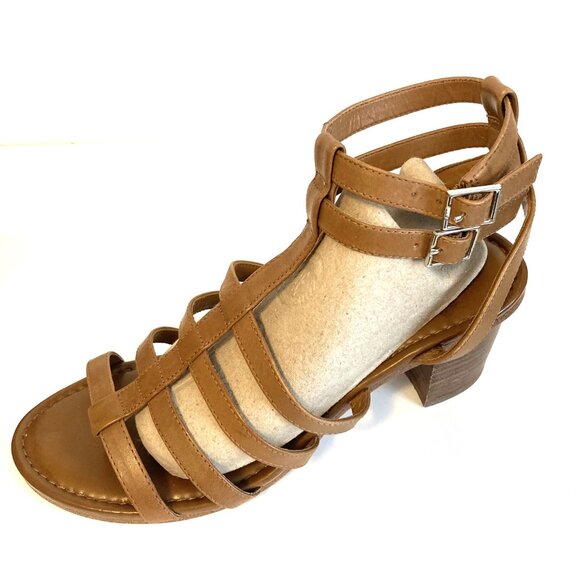Gianni Bini Gladiator Style Brown Sandals Size 8M - Picture 3 of 8